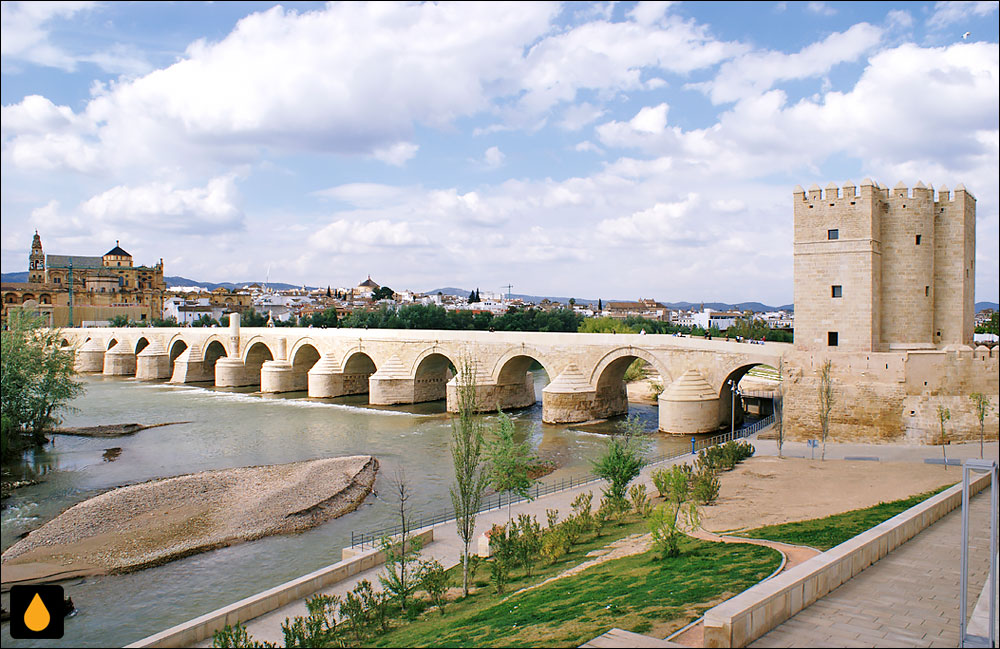 پل رومی کوردوبا - نمای غربی پل