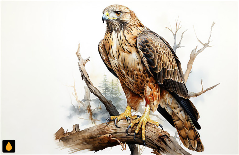 داستان کوتاه گریختن باز پادشاه به خانهی پیرزن