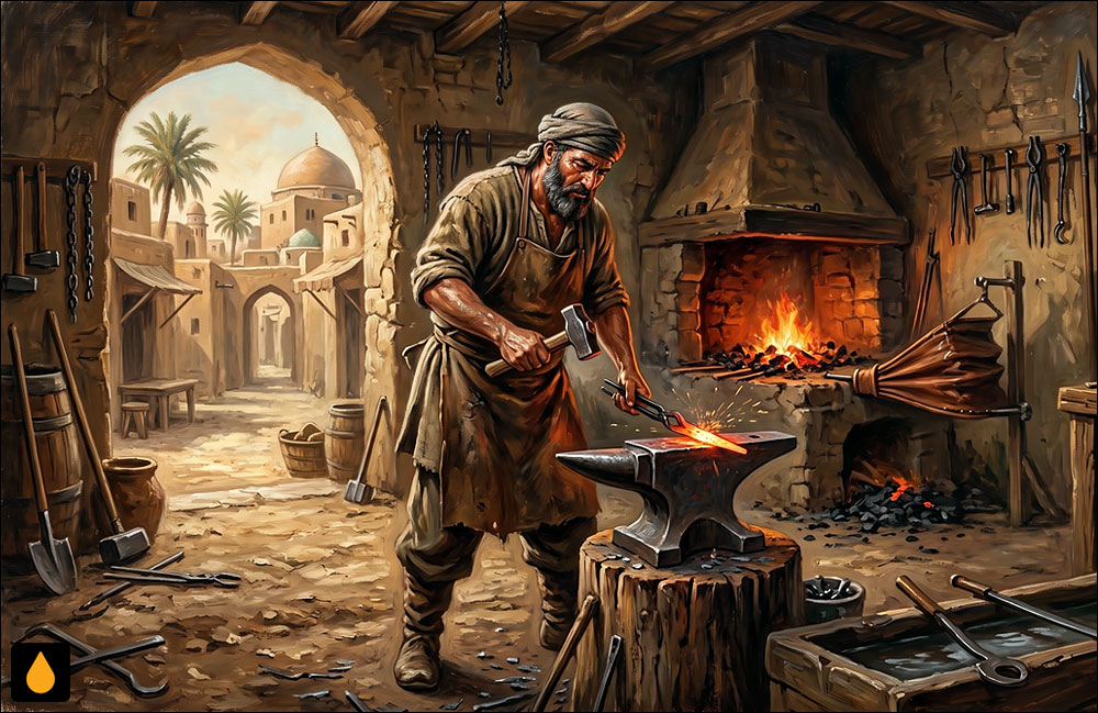 داستان کوتاه گنه کرد در بلخ آهنگری به شوشتر زدند گردن مسگری