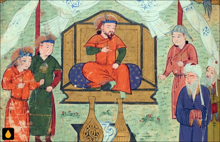 داستان کوتاه هلاکوخان و خلیفه‌ی عباسی