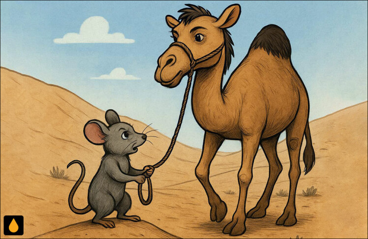 داستان کوتاه موش و شتر